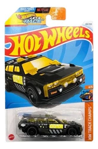 Carrinho Hot Wheels Mini Track Dwagon Let S Race Netflix Preto