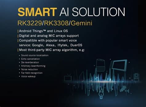 Rockchip launches two new chips for IoT devices (like smart speakers ...