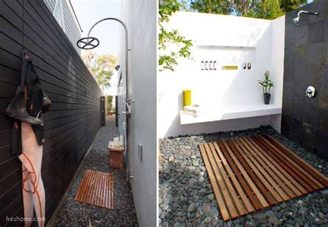 11 Refreshing Outdoor Shower Ideas For An Easy Breezy Summer Outdoor