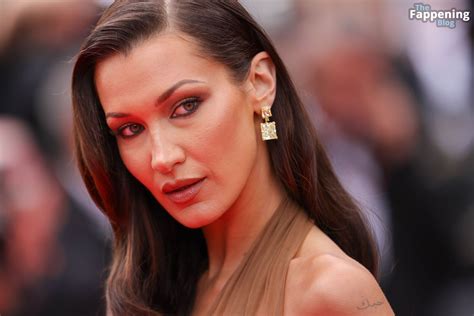 Bella Hadid Flashes Her Nude Tits As She Attends The 77th Annual Cannes