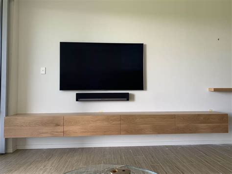 American oak floating tv unit - Australian made - AUSFURNITURE