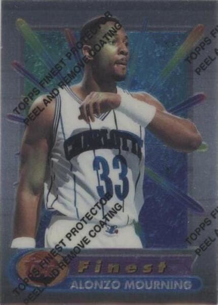 Topps Finest Alonzo Mourning For Sale Online Ebay