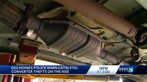 Des Moines Police Warn Catalytic Converter Thefts On The Rise YouTube