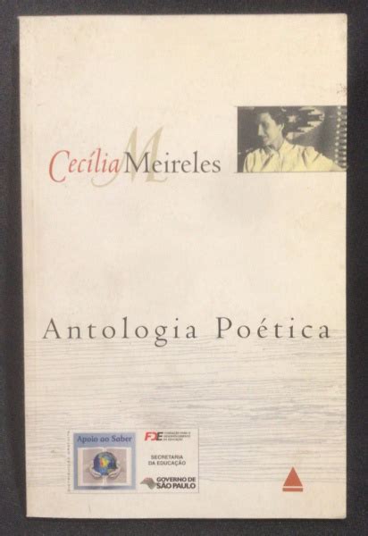 Livro Antologia Po Tica Cec Lia Meireles B