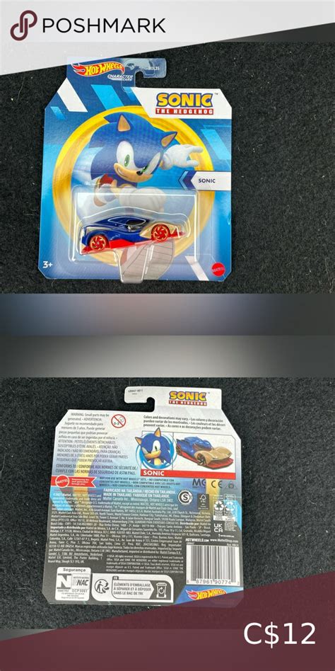 Sonic The Hedgehog Retro Sega Game Hot Wheels Collector Toy Car Figure Toy Car Sonic The