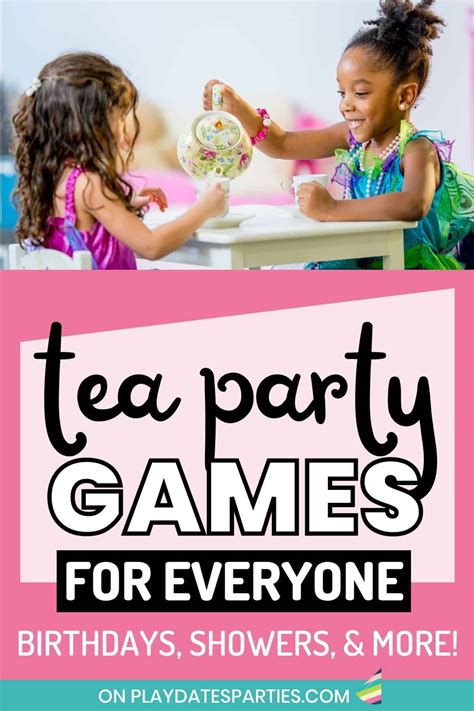 Free Printable Tea Party Games