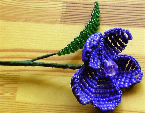 Free Beaded Flower Instructions Missangas Flores