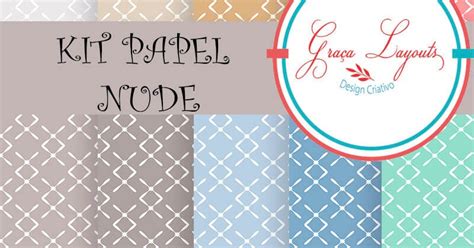 Brinde Kit Papel Digital Nude