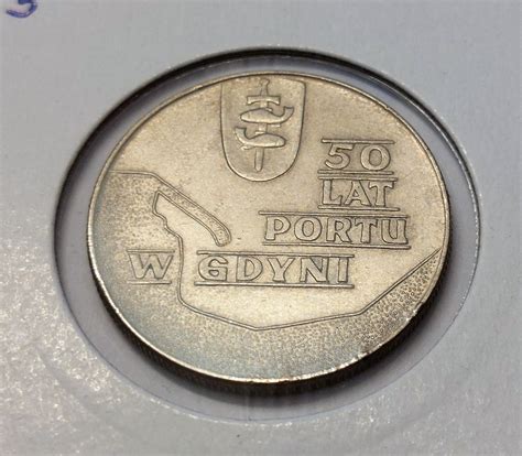 10 złotych 1972 50 lat portu w Gdyni Gaszowice Licytacja na