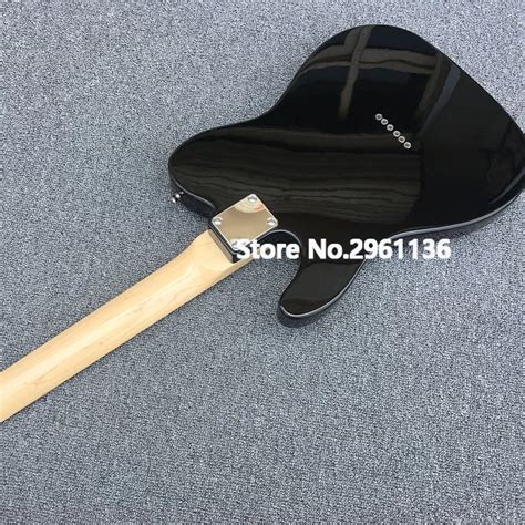 Высококачественная электрогитара, TL стиль, 12 струнная черная ...