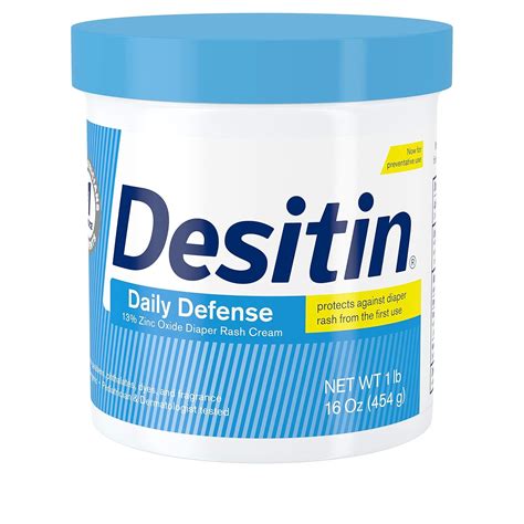 Amazon.com: Desitin Daily Defense Baby Diaper Rash Cream with 13% Zinc ...