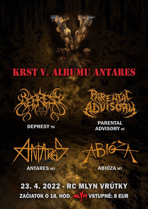 Krst Nov Ho Albumu Antares Na Dom Cej P De U Oskoro Metalexpress