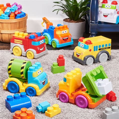 Free Shipping Kid Connection Deluxe Vehicles Play Set Plastic Blocks