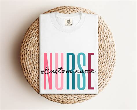Custom Nurse Shirt Custom Nurse Sweatshirt Personalized Nurse Shirt