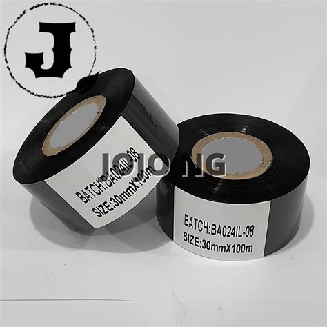 Jojo Hot Stamping Ribbon Black Mm X M Shopee Malaysia