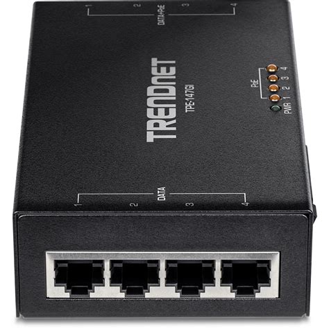 65W 4-Port Gigabit PoE+ Injector – 4-Port PoE Injector | TRENDnet - TRENDnet TPE-147GI