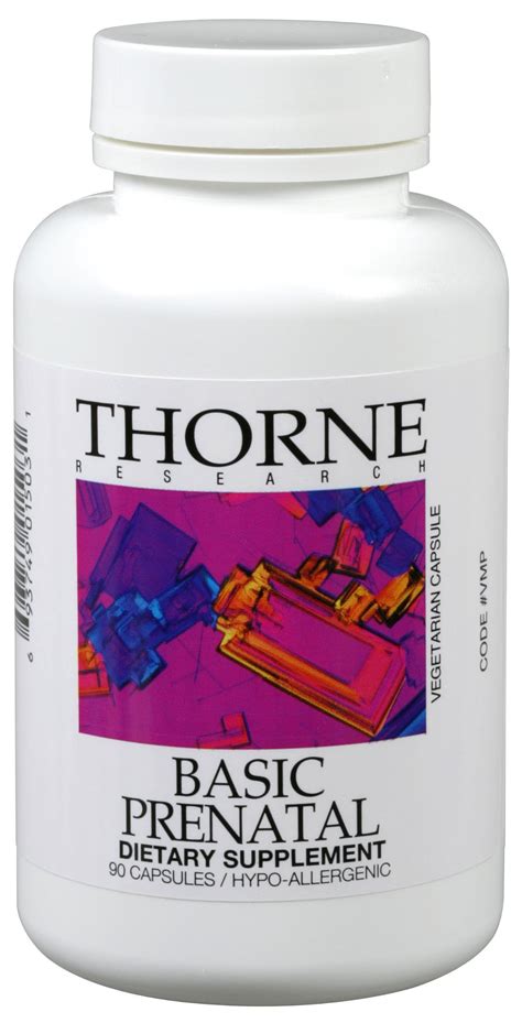 THORNE Basic Prenatal - Well-Researched Folate Multi for Pregnant and ...