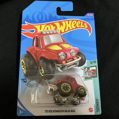 Hot Wheels 風火輪小汽車 70 volkswagen baja bug 紅色 Q車 蝦皮購物