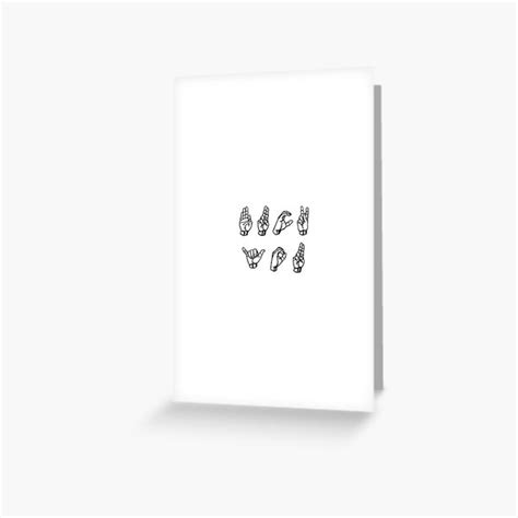 FUCK YOU Sign Language Greeting Card For Sale By Skidmarks Redbubble