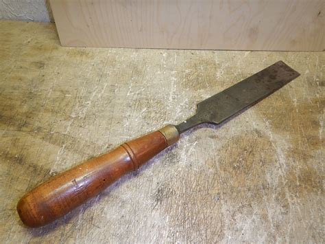 LARGE VINTAGE BUCK BROTHER BROS LOW PROFILE WOOD CARVING GOUGE CHISEL