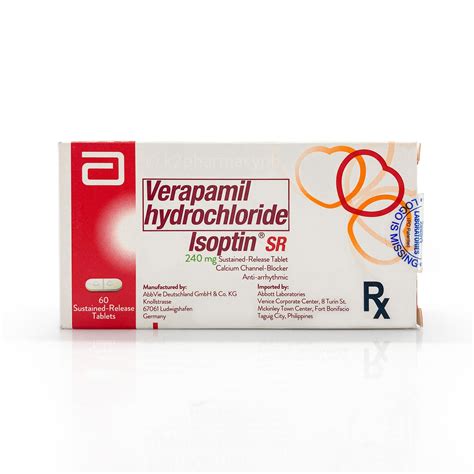 All Isoptin® Sr 240mg Sustained Release Tablets