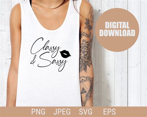 Classy And Sassy Svg Boss Babe Svg Boss Lady Girl Boss Svg SVG PNG EPS Queen B Inspirational