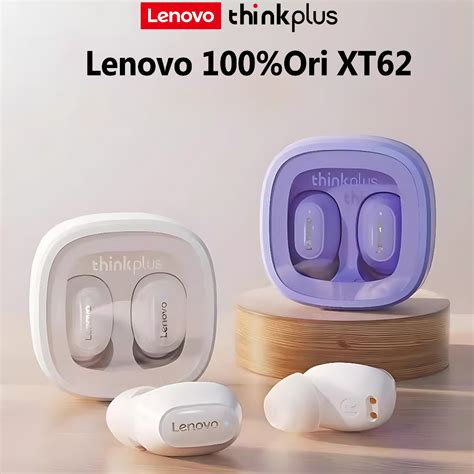 Jual Lenovo Thinkplus Xt62 Earphone Bluetooth 5 3 Hifi Stereo True Wireless Headset Mini Sport