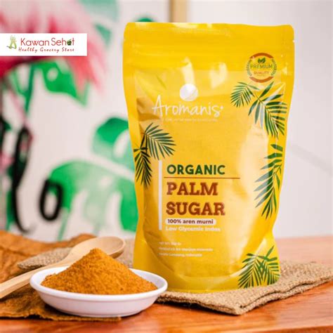 Aromanis Organic Palm Sugar 100 Pure Palm Sugar 250gr Shopee