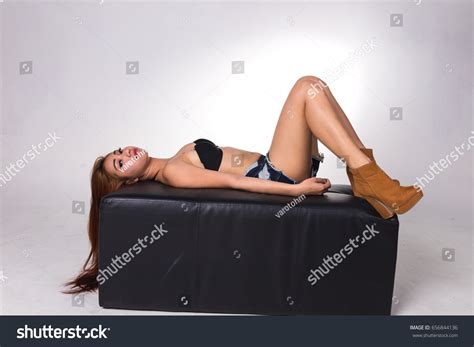 Sexy Asian Woman White Lingerie On Stock Photo Edit Now 656844136