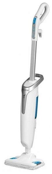 Паровая швабра Tefal VP6557, белый, голубой, 1200 Вт купить по низкой ...