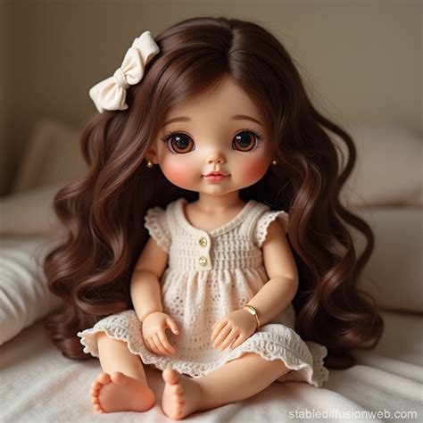 Brunette Baby Doll Stable Diffusion Online