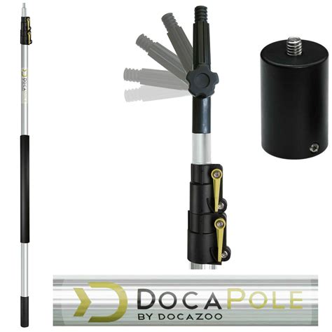 Docapole Foot Camera Pole Ft Extension Pole Camera Adapter