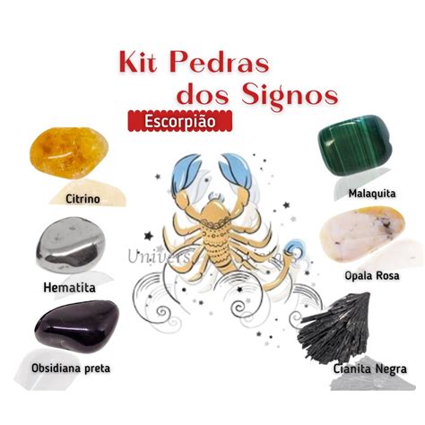 Qual A Pedra Do Signo De Escorpião - Pedra do Signo de Escorpião - Pedras naturais do Zodiáco | Shopee Brasil