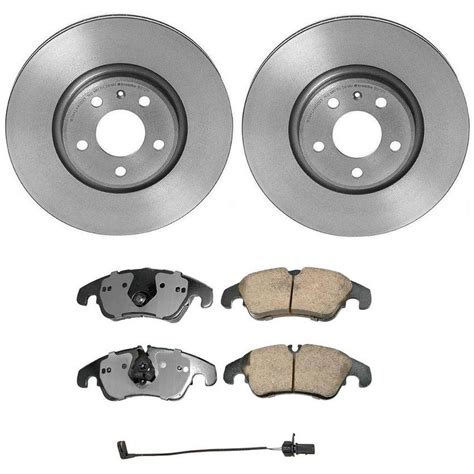 Audi Disc Brake Pad And Rotor Kit Front Mm Ceramic Euro