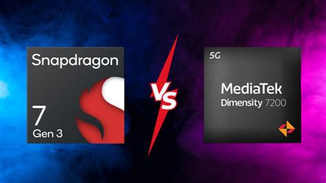 Snapdragon 7 Gen 3 Vs Dimensity 7200 Which Offers Superior Performance