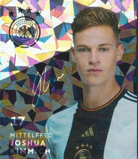 Rewe Dfb Sammelkarten Fu Ball Wm Qatar Nr Joshua Kimmich