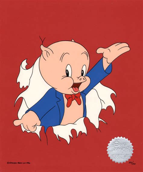 Porky Pig Thats All Folks