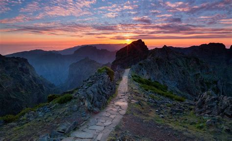 Download Portugal Landscape Mountain Man Made Path HD Wallpaper