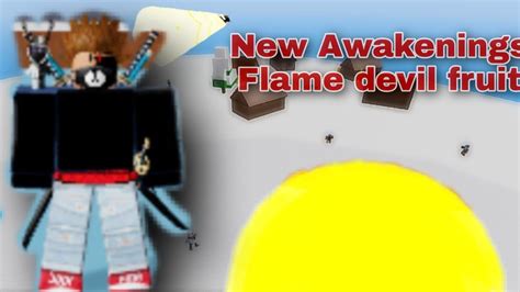 Blox Fruit Flame Devil Fruit Awakening Showcase Youtube