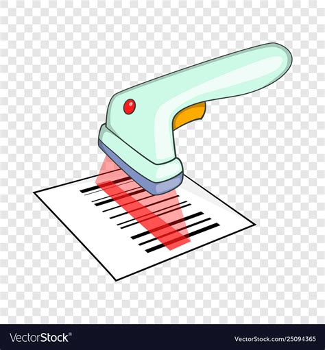 Scanner Icon Isometric Style Royalty Free Vector Image