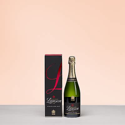 Champagne Lanson Le Black Label Brut Cl Cadeau Gift Be