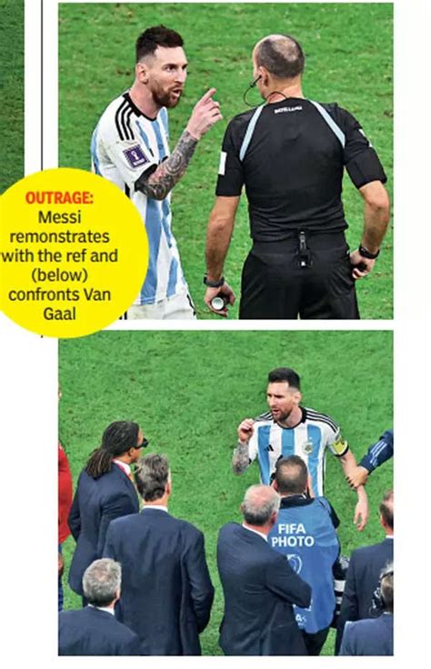 Messi invokes his inner Maradona as referee decides tie is a brawl ...