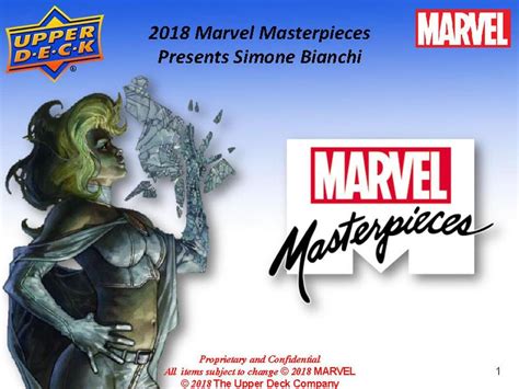 2018 Upper Deck Marvel Masterpieces Holofoil Gameday Trading Cards