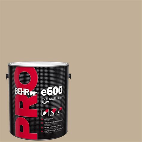 BEHR PRO 1 Gal PPU7 07 Riviera Beach Flat Exterior Paint PR61001