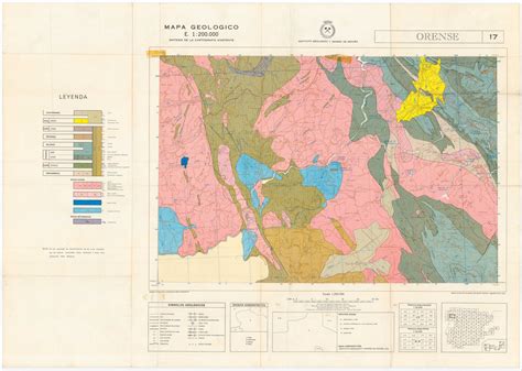 Mapa Geológico de España E 1 200 000 Síntesis de la cartografía