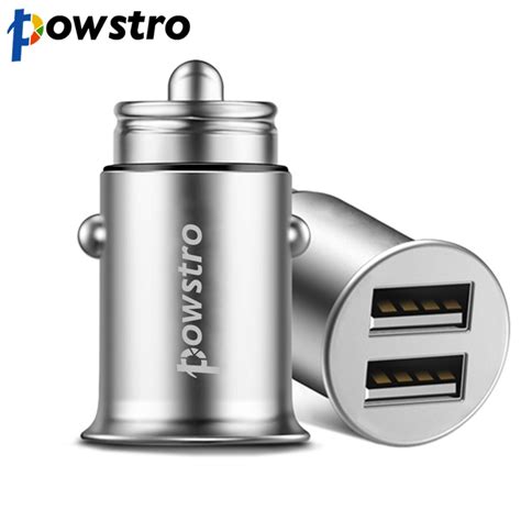 Powstro Universal Car Charger V A Dual Usb Car