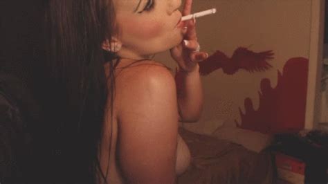 Luvlybelle Naked Belle Kicked Back Smoking