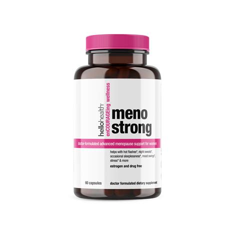 Amazon.com: Menopause Supplements for Women – Meno Strong Perimenopause