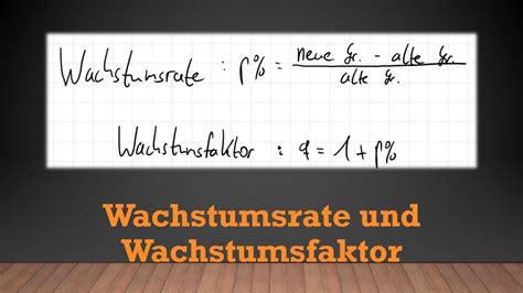 Exponentialfunktionen Wachstumsrate Und Wachstumsfaktor Q Mathe