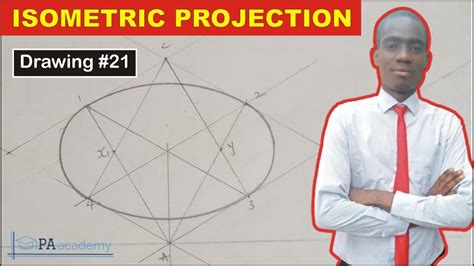 How To Draw Isometric Circle How To Draw A Circle In Isometric Projection Video 21 Youtube